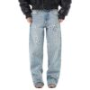 STRESSMAMA Fw25 Paint Splatter Jeans 牛仔褲(藍)