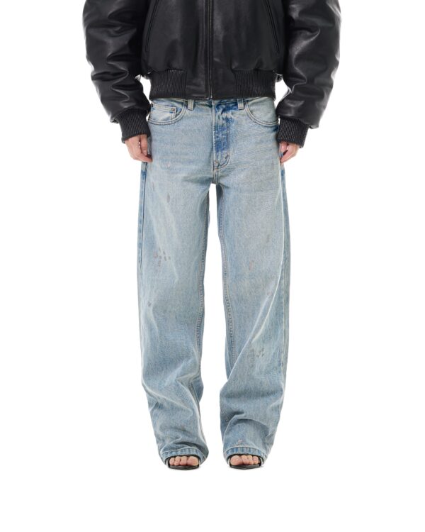 STRESSMAMA Fw25 Paint Splatter Jeans 牛仔褲(藍)