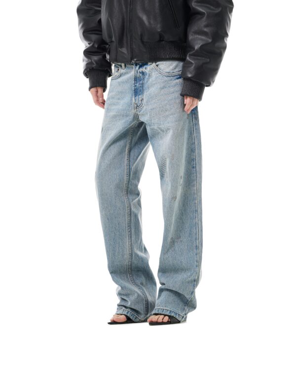 STRESSMAMA Fw25 Paint Splatter Jeans 牛仔褲(藍)