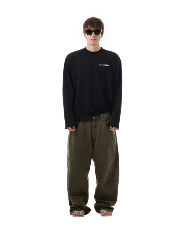 STRESSMAMA Fw25 Regular Longsleeve 長袖T(黑)