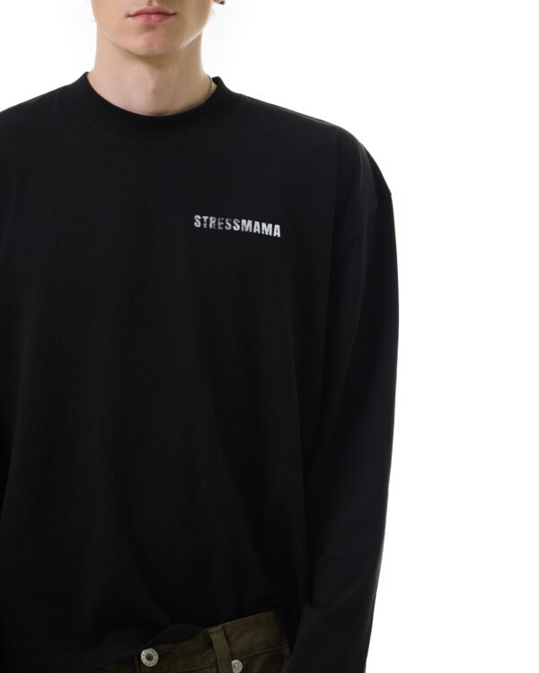 STRESSMAMA Fw25 Regular Longsleeve 長袖T(黑)
