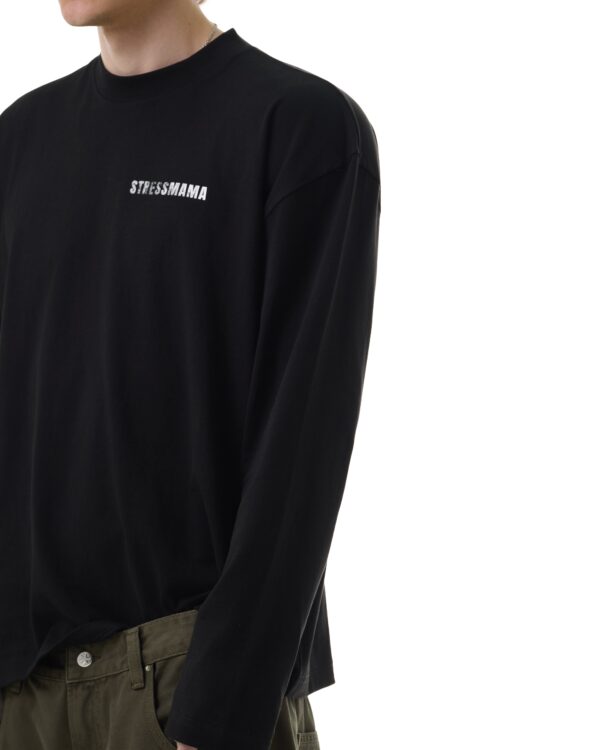 STRESSMAMA Fw25 Regular Longsleeve 長袖T(黑)