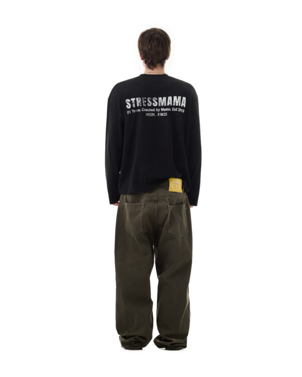 STRESSMAMA Fw25 Plain Jeans 牛仔褲(棕)