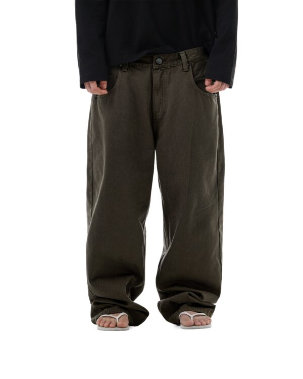 STRESSMAMA Fw25 Plain Jeans 牛仔褲(棕)