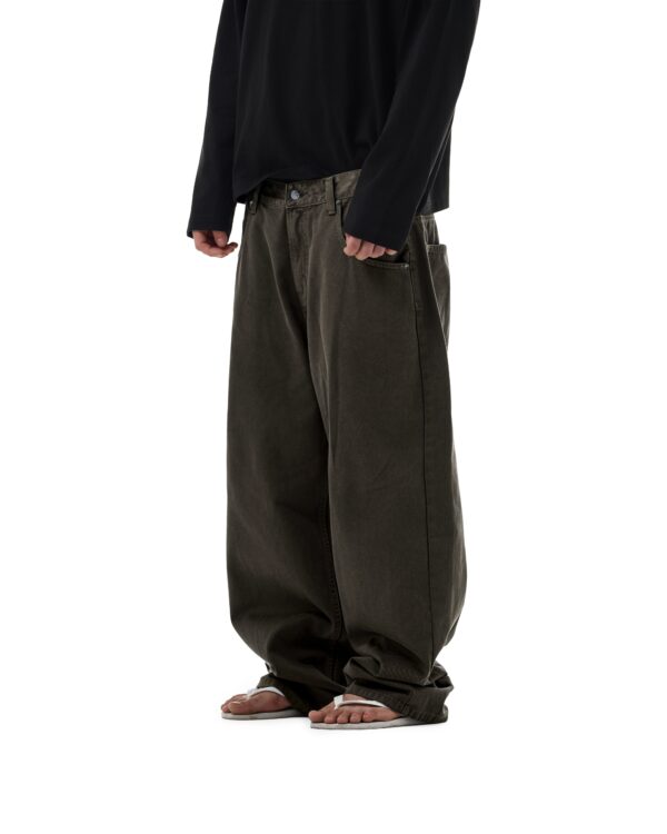 STRESSMAMA Fw25 Plain Jeans 牛仔褲(棕)