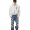 STRESSMAMA Fw25 Pt University Zip Hoodie 帽T(灰)