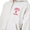 STRESSMAMA Fw25 Pt University Zip Hoodie 帽T(灰)