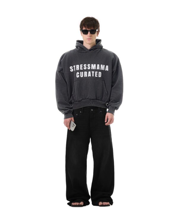 STRESSMAMA Fw25 Curated Hoodie 帽T(黑)