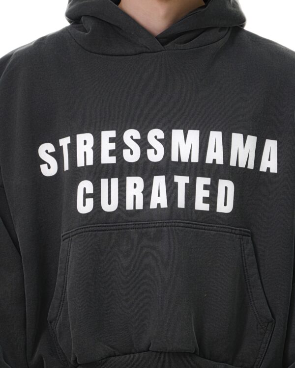 STRESSMAMA Fw25 Curated Hoodie 帽T(黑)