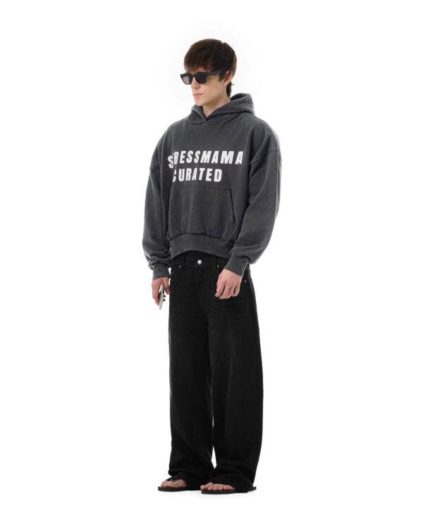 STRESSMAMA Fw25 Curated Hoodie 帽T(黑)