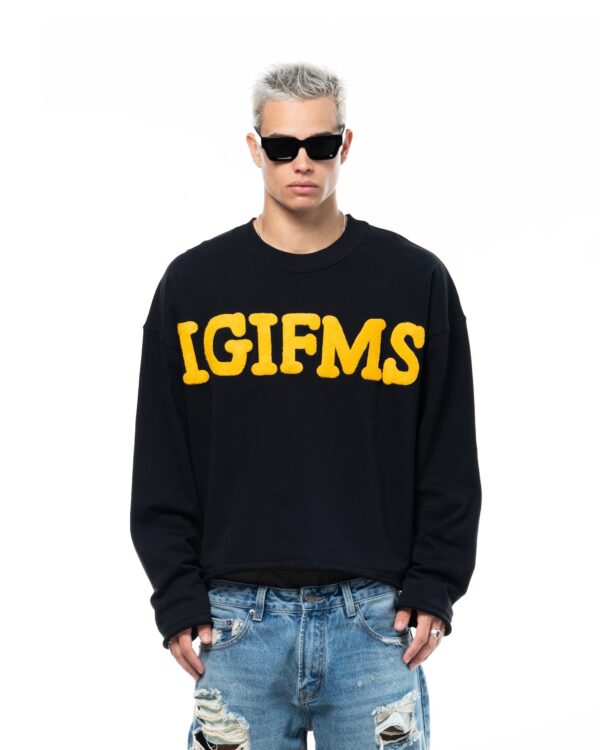 STRESSMAMA Ssma Igifms Embroidery Longsleeve 長袖T(黑)