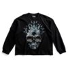 UNKRUSH SKULL - BOXY LONG SLEEVES