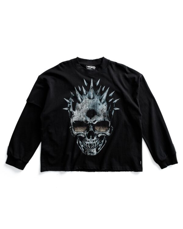 UNKRUSH SKULL - BOXY LONG SLEEVES