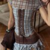 So Dópe｜Plaid Tender Top