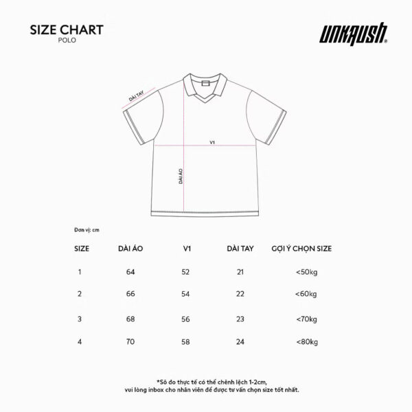 UNKRUSH 95 - Boxy Polo Shirt/ Pink