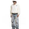 STRESSMAMA Summer26 Curated Quarter Zip Hoodie 帽T(奶油)