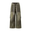 UNKRUSH GRAFFI - Baggy Jeans/  MOSS GREEN