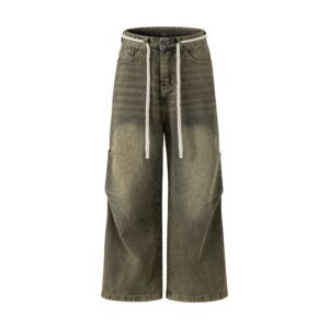 SNZ_4244_388f3309-260e-40d9-b698-57e526cea44e UNKRUSH GRAFFI - Baggy Jeans/ MOSS GREEN