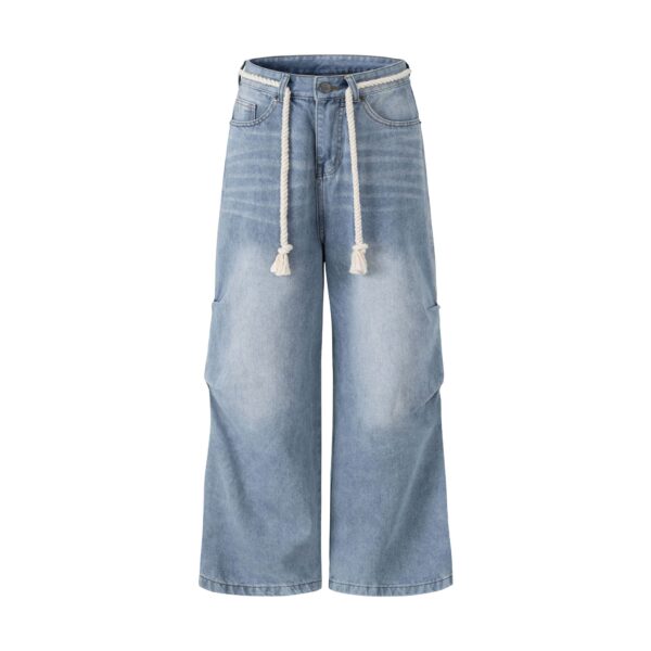 SNZ_4245_62b28f71-a903-4b12-b91d-f6aa581c2fb4 UNKRUSH GRAFFI - Baggy Jeans/ BLUE