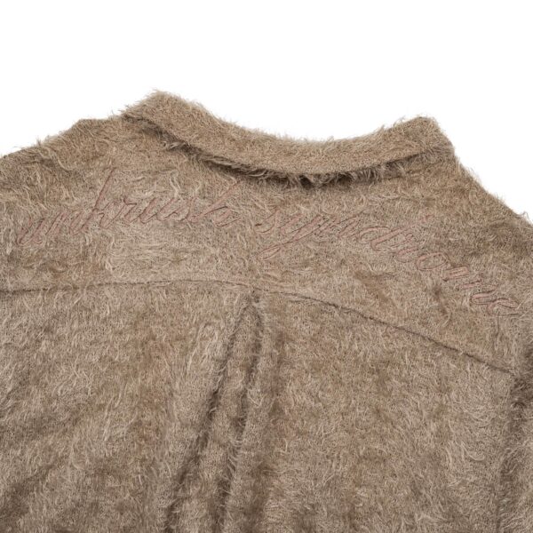 UNKRUSH FANCY - furrry SHIRT/ brown