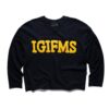 STRESSMAMA Ssma Igifms Embroidery Longsleeve 長袖T(黑)