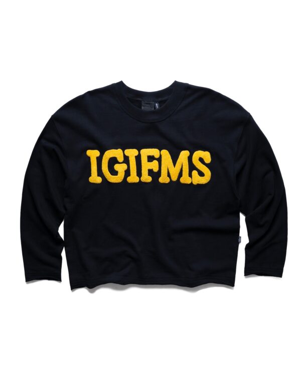 STRESSMAMA Ssma Igifms Embroidery Longsleeve 長袖T(黑)