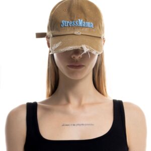 STRESSMAMA Ssma Nostalgia Washed Cap 服飾(黃)