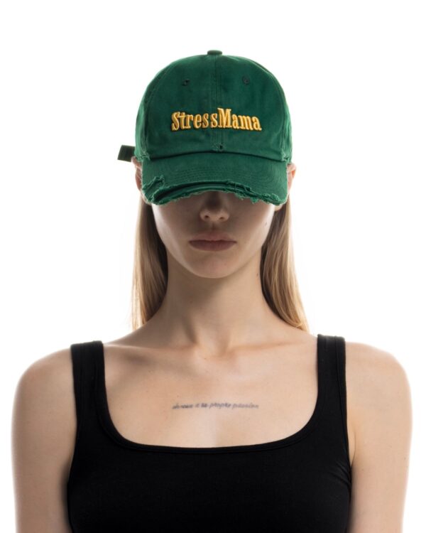 STRESSMAMA Ssma Nostalgia Washed Cap 服飾(綠)
