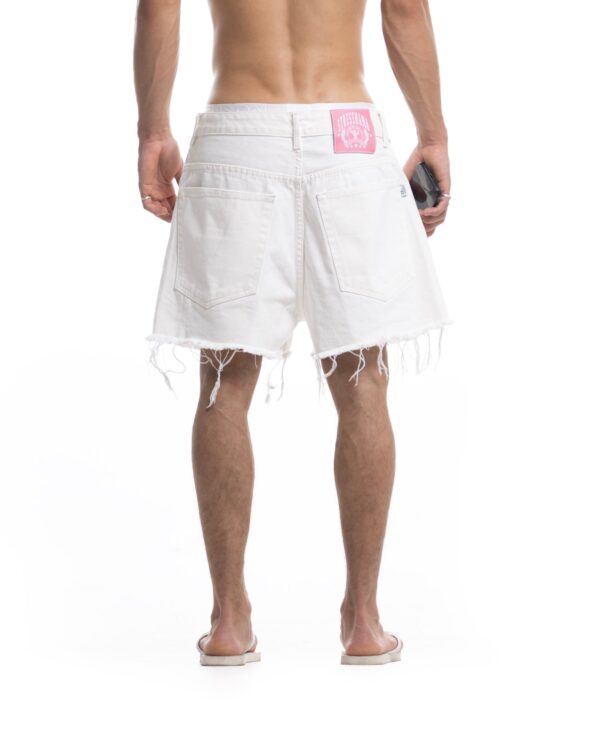 STRESSMAMA Summer26 Ripped Denim Shorts 牛仔褲(白)