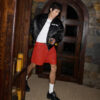 STRESSMAMA Fw24 Coated Shorts 短褲(紅)