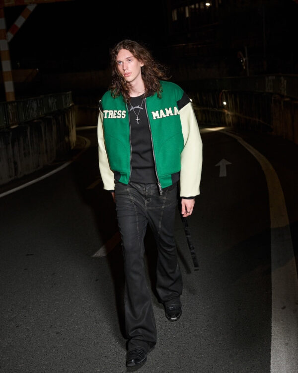 STRESSMAMA Ss25 Lush Bomber Jacket 外套(綠)