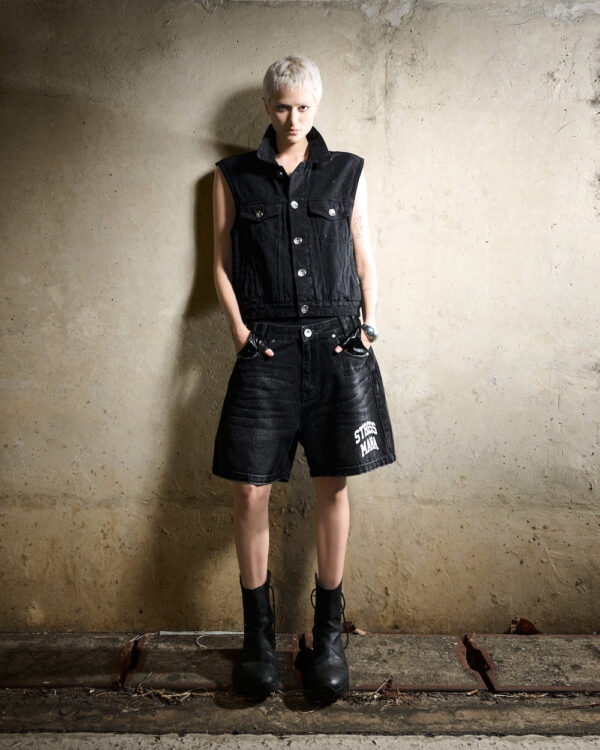STRESSMAMA Ss25 Sleeveless Jacket 外套(黑)