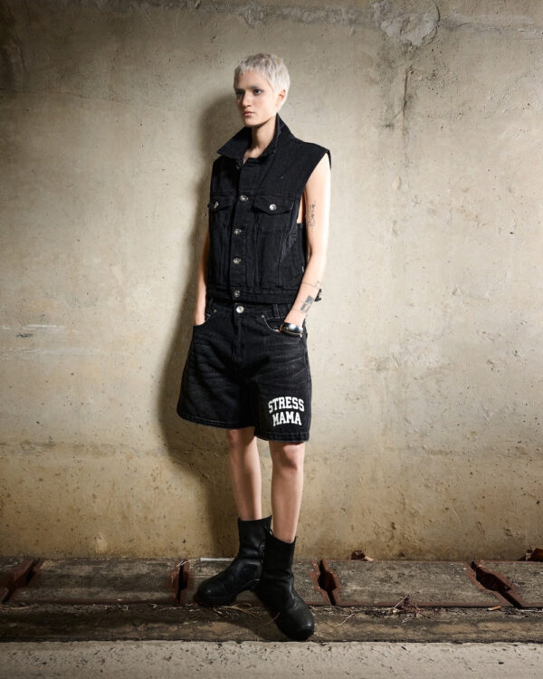 STRESSMAMA Ss25 Sleeveless Jacket 外套(黑)