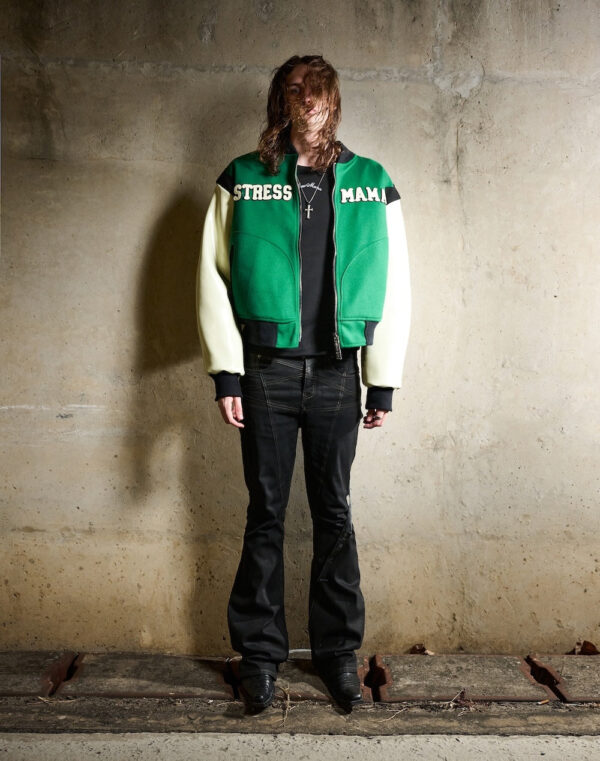 STRESSMAMA Ss25 Lush Bomber Jacket 外套(綠)
