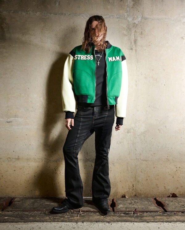 STRESSMAMA Ss25 Lush Bomber Jacket 外套(綠)