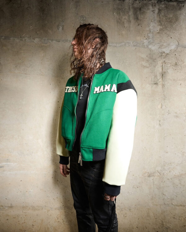 STRESSMAMA Ss25 Lush Bomber Jacket 外套(綠)