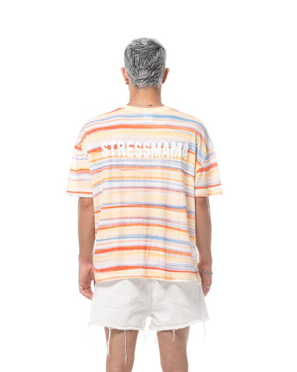 STRESSMAMA Summer26 Striped T-shirt T恤(Rainbow)