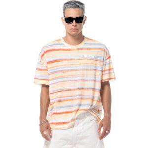 SUMMER8saochep STRESSMAMA Summer26 Striped T-shirt T恤(Rainbow)