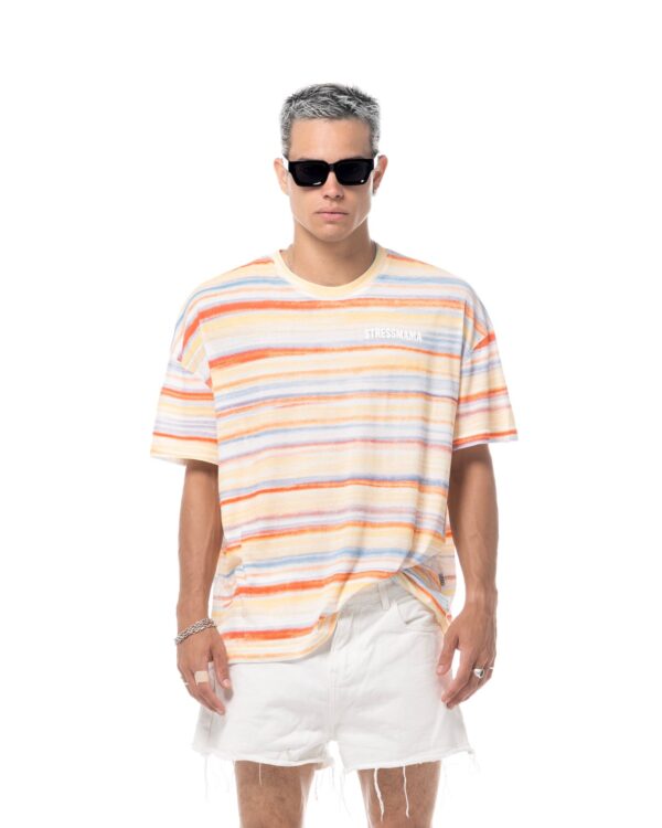 STRESSMAMA Summer26 Striped T-shirt T恤(Rainbow)