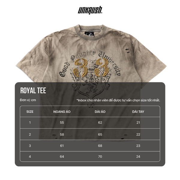 UNKRUSH ROYAL - TEE