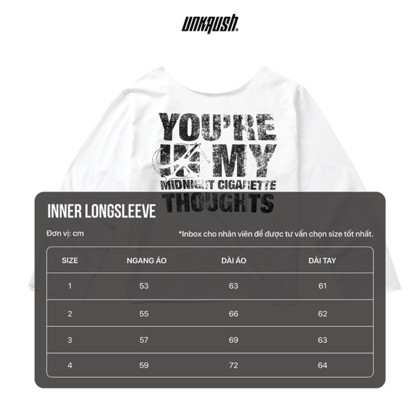 UNKRUSH INNER - LONG SLEEVES/Black