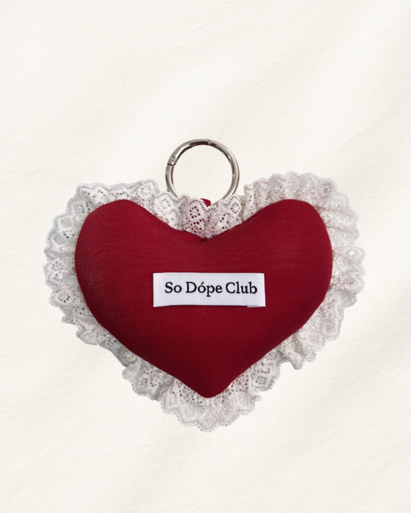So Dópe｜Red Heart Keychain