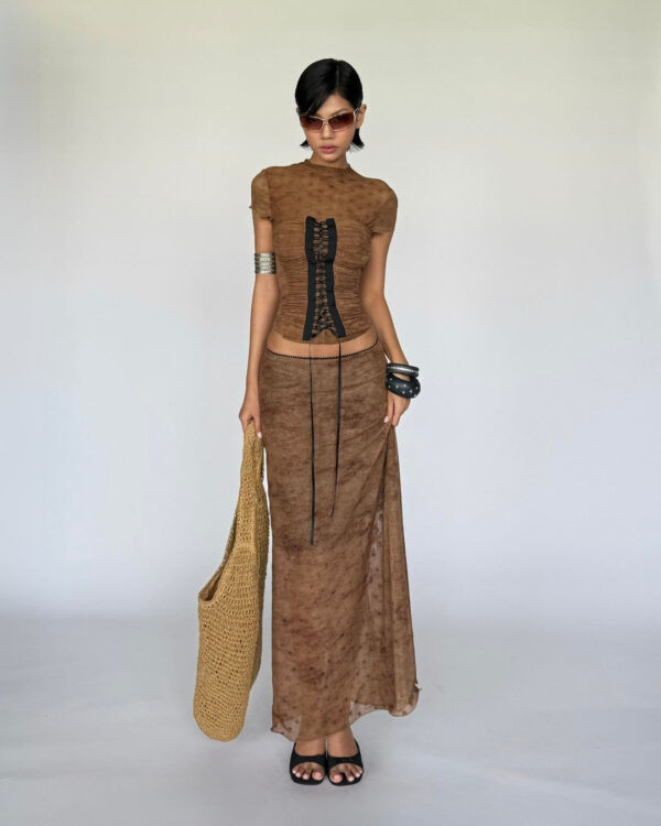 So Dópe｜Brown Tender Top