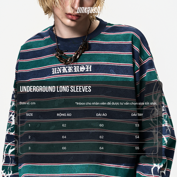 UNKRUSH UNDERGROUND - LONG SLEEVES/ Green