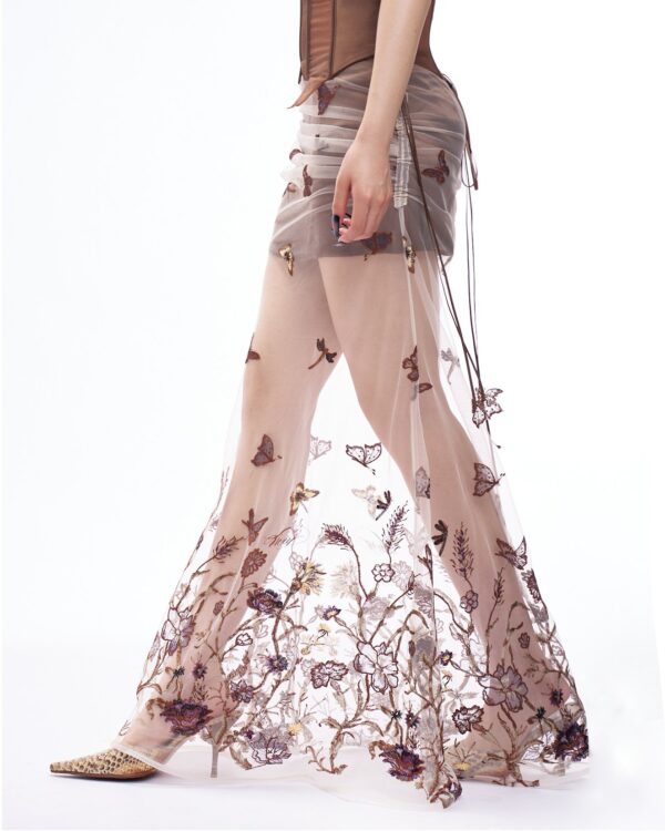 VIERY｜Feral Flutter Skirt