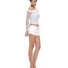 VIERY｜Lace Wings Top