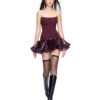 VIERY｜Bold Whisper Whisky Dress