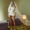 VIERY｜Bridal Veil (White Polka Dot)