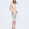 VIERY｜Peach Capri Pants