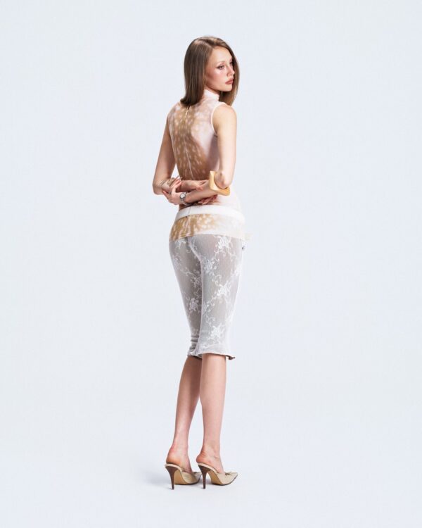 VIERY｜Peach Capri Pants